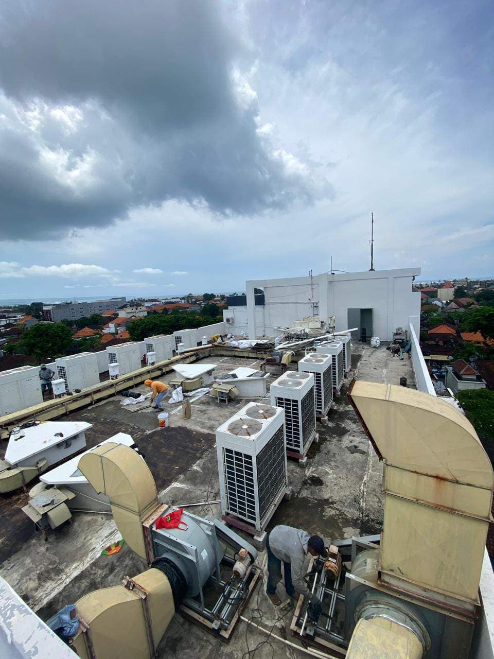 pemasangan waterproofing membrane bakar luminor hotel - Image 1