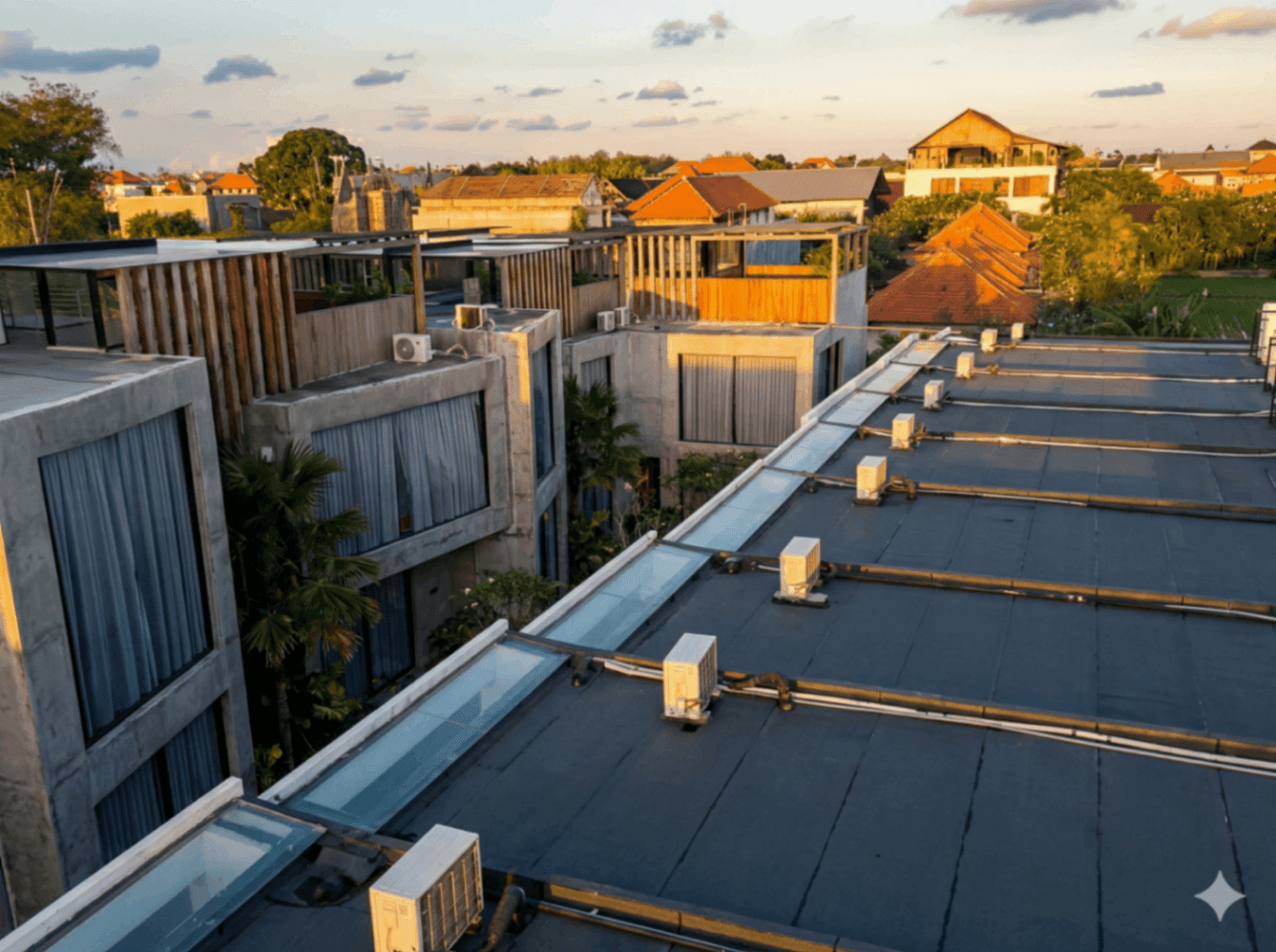 Pemasangan Waterproofing Membrane Bakar Alex Villas