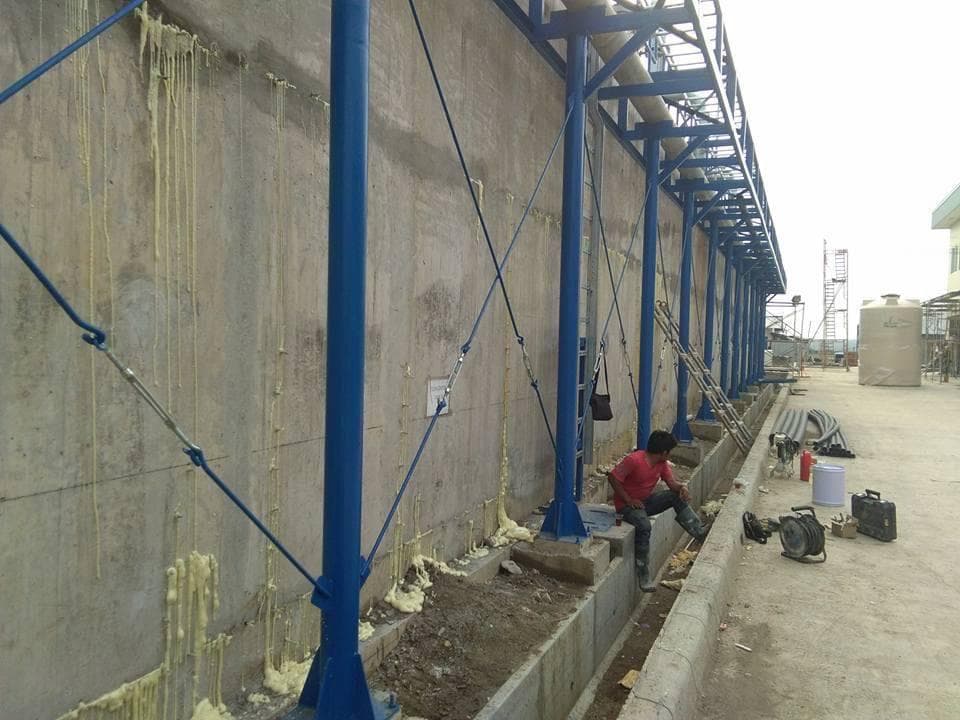 Suntik beton bocor